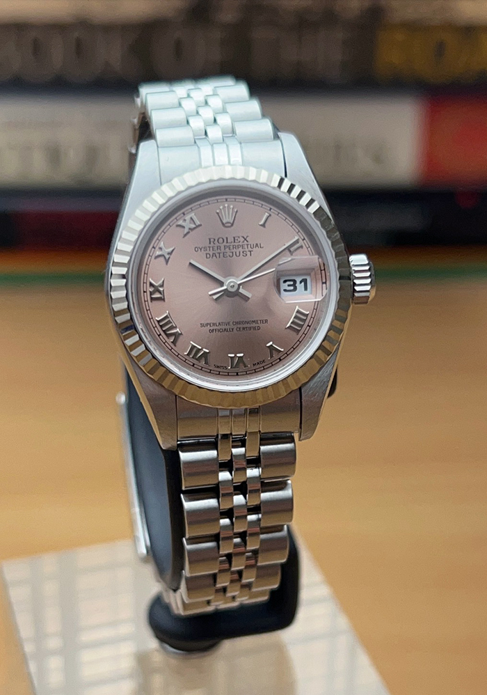  2002 Ladies' Rolex Oyster Datejust 18K WG/SS Wristwatch Ref. 79174